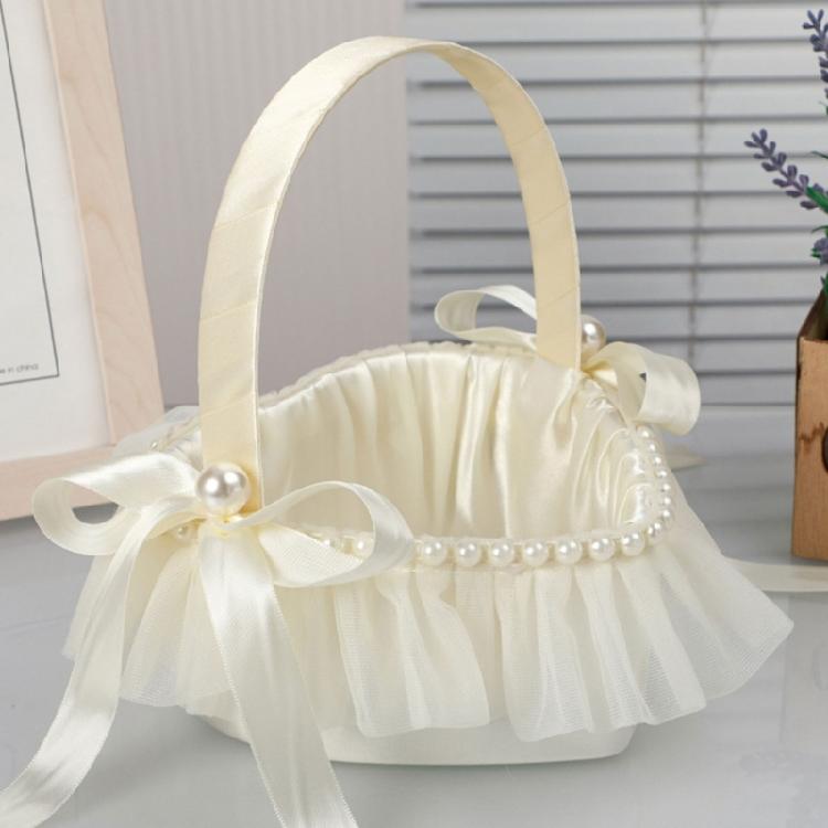 Wedding Baskets for Flower Girls Bridesmaid Anniversary Ceremony Candy Basket