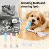 Dog Dental Health Toys Spiky Chew Toy with Cotton Rope, Pet Molar Stick Toy, Interactive Indoor Games for Small Medium Dogs Teeth Cleaning Stress