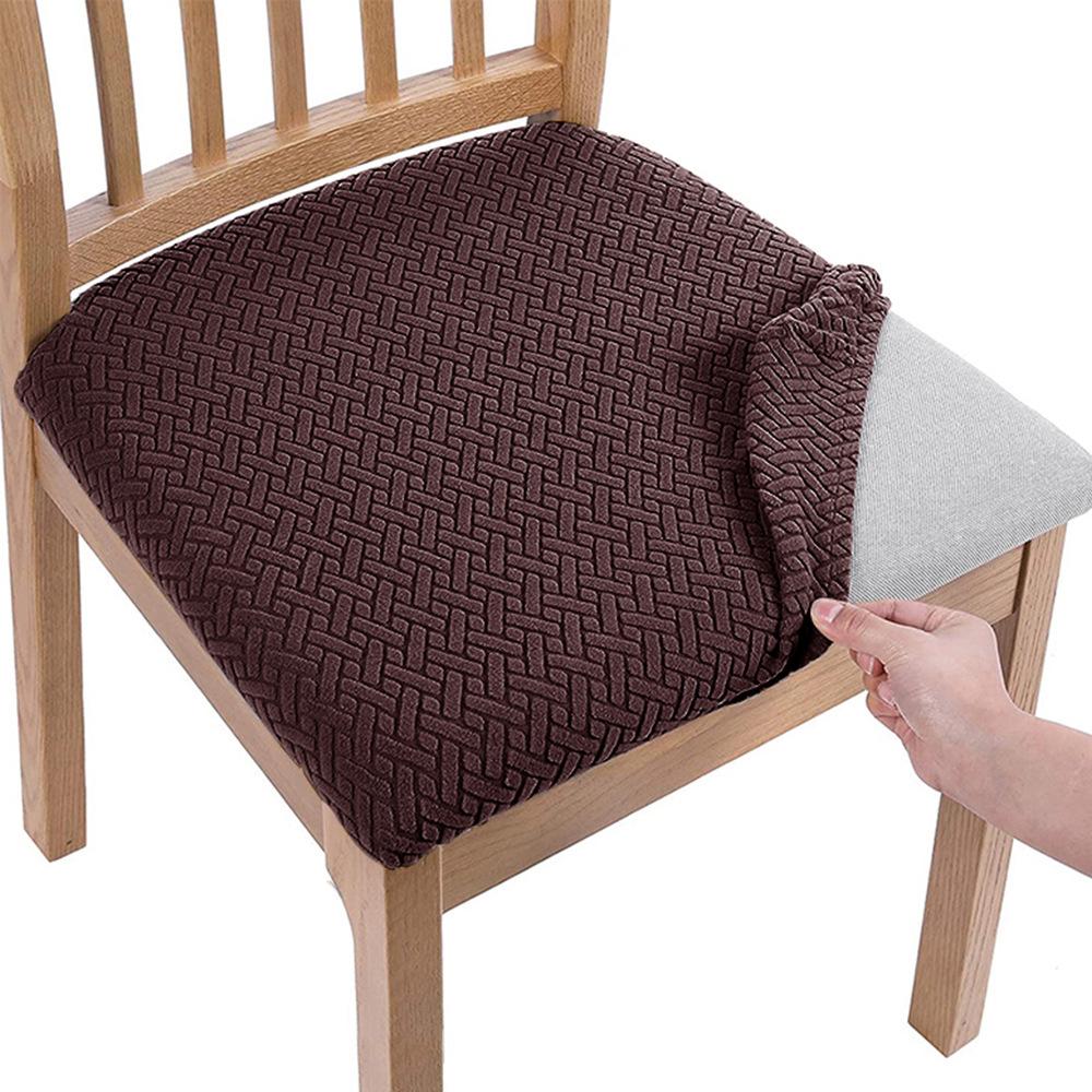 

Hot-selling T-type Chair Cover Office Computer Elastic Chair Cover Elastic Swivel Chair Cover Household Stool Seat Cover 1 кавовий