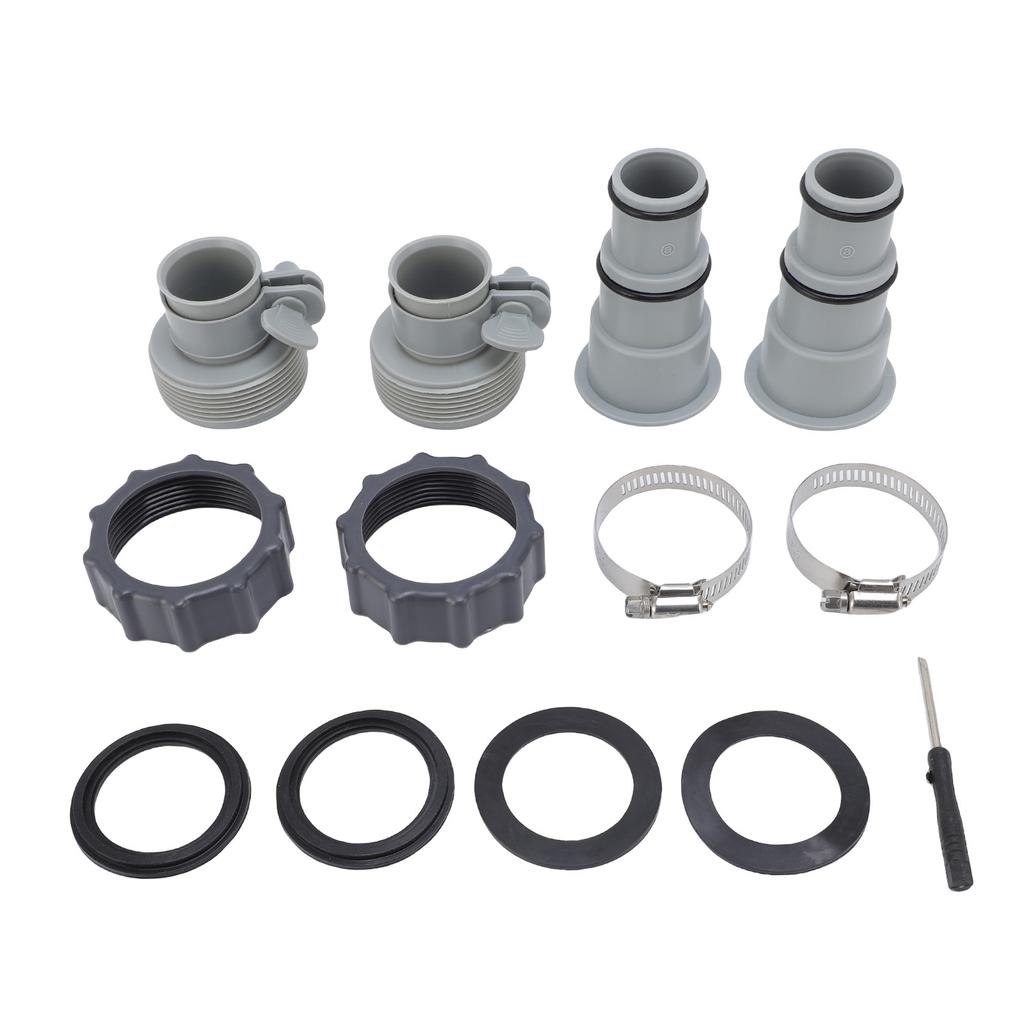 Filter Pump Hose Adapter ABS High Temperature Proof 1.251.5in Pool Filter Pump Hose Connector