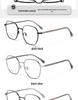 High-Quality Non-Magnetic Retro Plate Temple Legs Large Frame Myopia-Friendly Glasses.