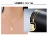 Cazador Cute Sitting Dog Pet Pendant Women's Necklace Golden Retriever Dachshund Choker Neck Chain Gift Stainless Steel Jewelry