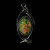 Natural Opal Pendant 41 ct Brazilian Multi-Color Oval Cut 925 Sterling Silver October Birthstone