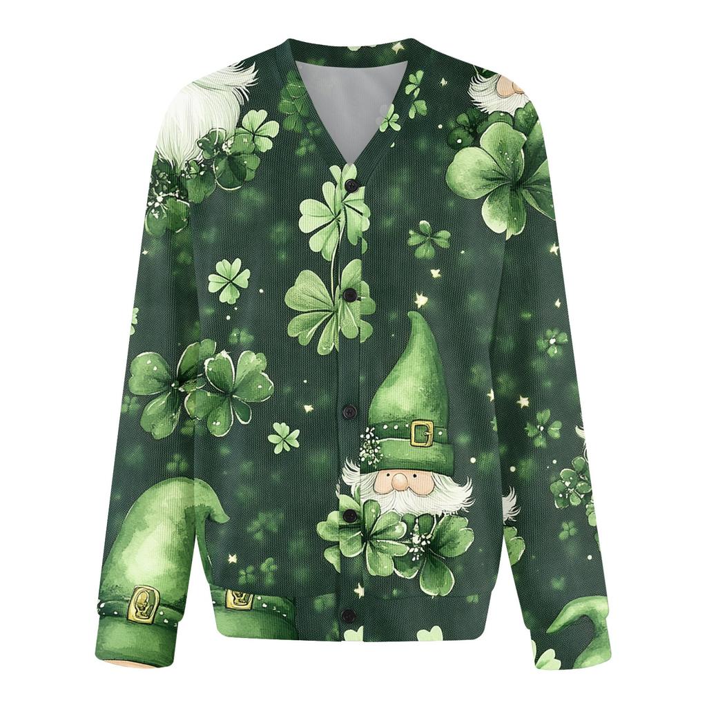 Men'S Casual Long Sleeved Single Breasted Fashionable Cardigan Button Up Jacket