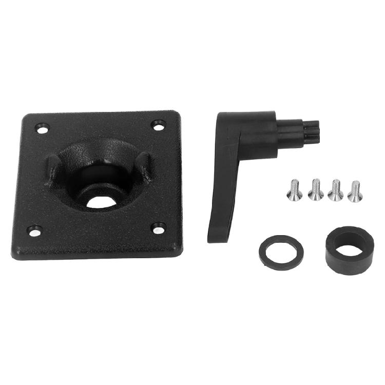 

Large Small Gasket Square Base Replacement Rudder Steering Control Handle Base Rudder Control Part Easy Installation 1