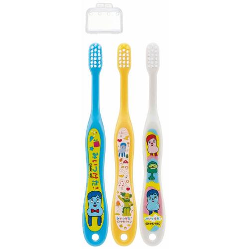 

Skater Toothbrush, for Preschoolers (Ages 3-5), Soft, 3-Pack, Miitsuketa NHK, 14cm, TB5ST