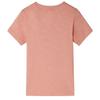 T-shirt enfants à manches courtes orange clair 92/104/116/128/140