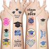 New Cartoon Graduation Season Series Tattoo Stickers Waterproof Party Gift Funny Face Stickers