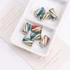Retro Ethnic Hand-painted Ceramic Totem Beads: DIY Bracelet & Necklace Accessories