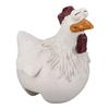 Funny Chicken Figurine Ornament Synthetic Resin Colorfast Exquisite Resin Chicken Ornament for