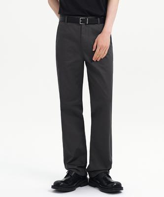 Straight Chino Pants [Dark Gray]