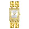 New Top Brand Luxury Women's Square Diamond Watches Alloy Clock Lady's Gold Strap Watch Fashion Quartz Wristwatch