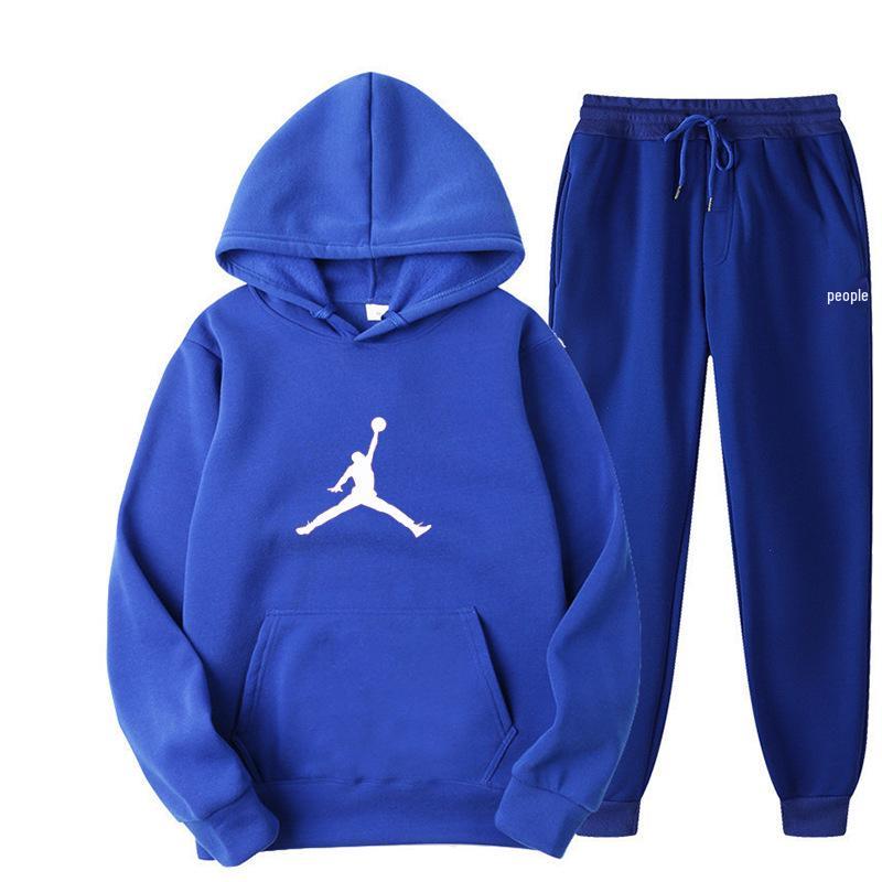 2025 A/W Unisex Hoodie Sweater Set met Kangoeroezak & Joggingbroek