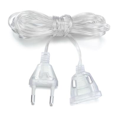 Guirlande Lumineuse avec Interrupteur Câble Transparent Normes Européennes Cordon d'Extension Cordon d'Extension 220V
