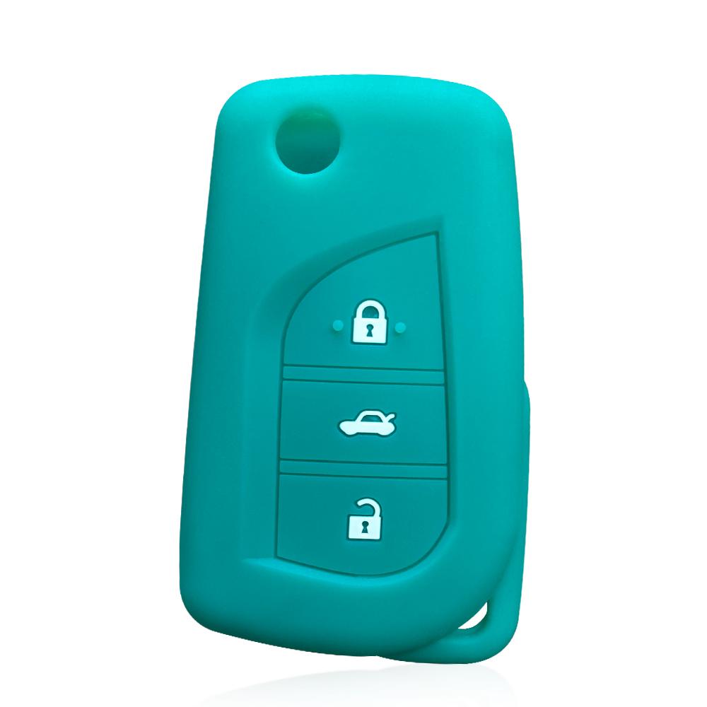 For Corolla 2020 Key Fob Case Cover for Toyota Auris Corolla Reiz Avensis Verso Yaris Aygo Rav4 Scion TC IM 2016 Keychain Bag