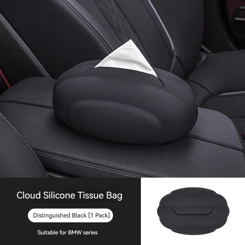 

Silicone Tissue Box For BMW1 3 5 7Series X1 X3 X4 X5 G20 G32 F48 G01 G02 G05 G07 G60 G45 Vehicle Mounted Tissue Box Accessorie чёрный