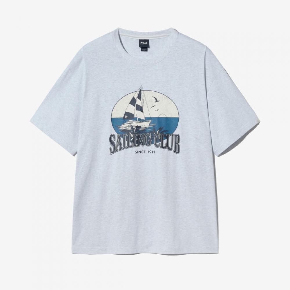 Fila Big Graphic ShorT Sleeve T shirT Fs2rsh2116x wTm white/110