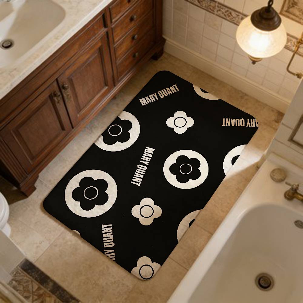 Fashion M-Mary-Q-Quants Floor Mat Cheaper Anti-slip Modern Living Room Balcony Printed Bedside Mats