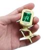AROMA AT-01A Guitar Tuner Rotatable Clip-on Tuner LCD Display for Chromatic Acoustic Guitar Bass Ukulele Black Guitar Parts