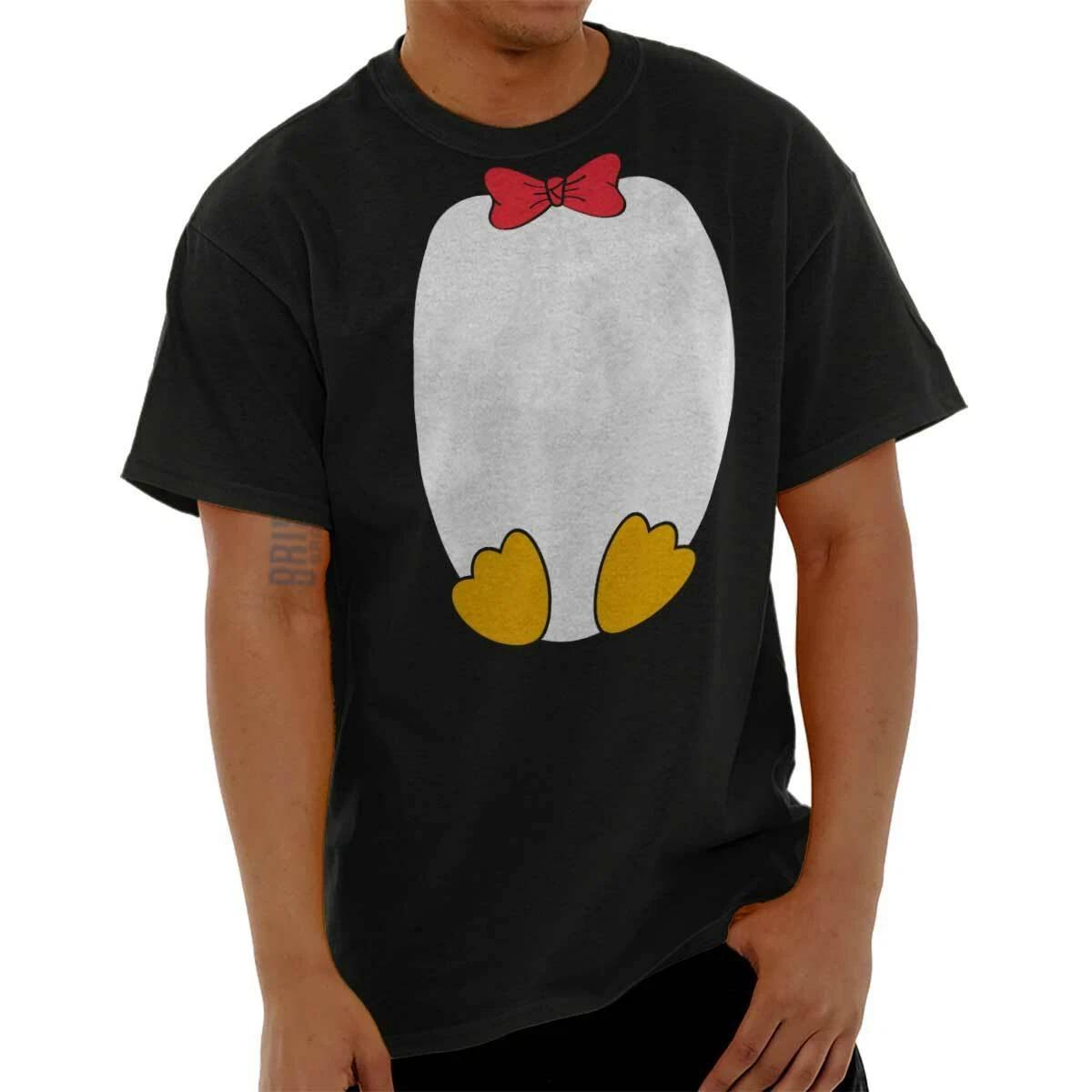 Cool Funny Penguin Animal Halloween Costume Womens or Mens Crewneck T Shirt Tee XL