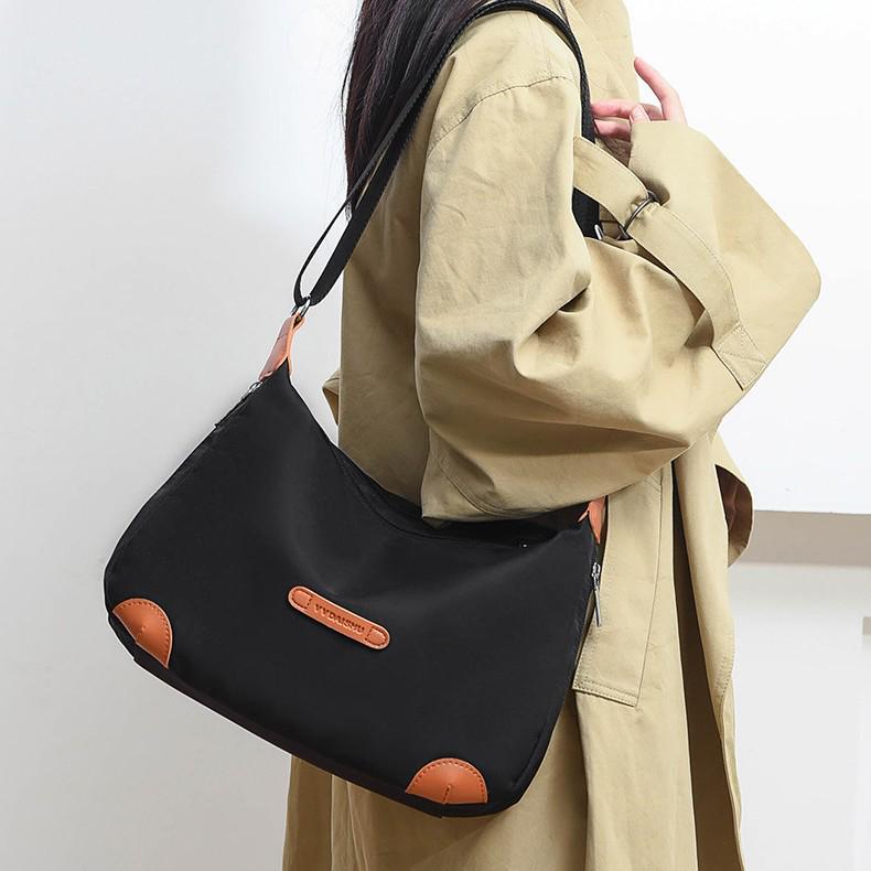 Trendy Women's Oxford Cloth Crossbody Shoulder Tote Bag