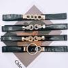 Cintura con fibbia regolabile disponibile in quattro stagioni, cintura sottile alla moda, cento abbinamenti, abito, decorazione, cintura da donna