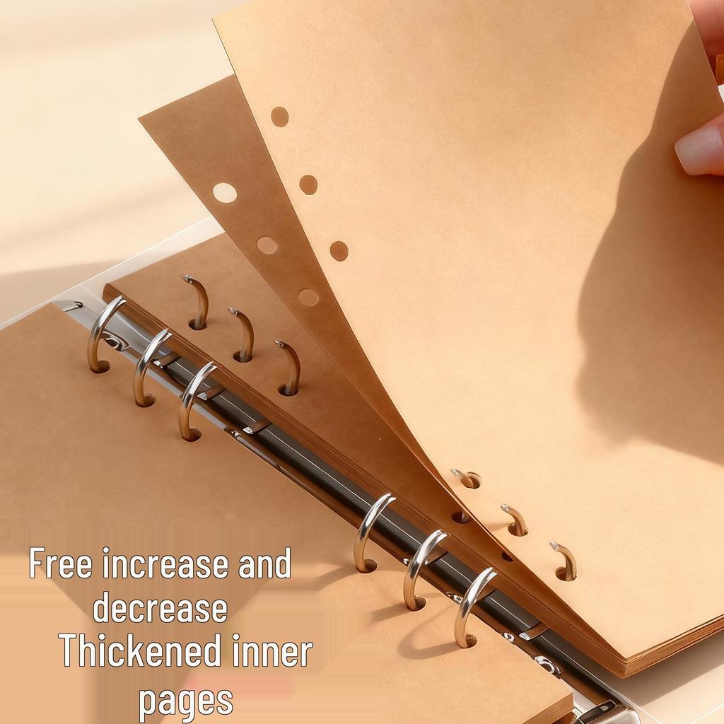 Multi-Size DIY Photo Album Binder with Black Card Pages