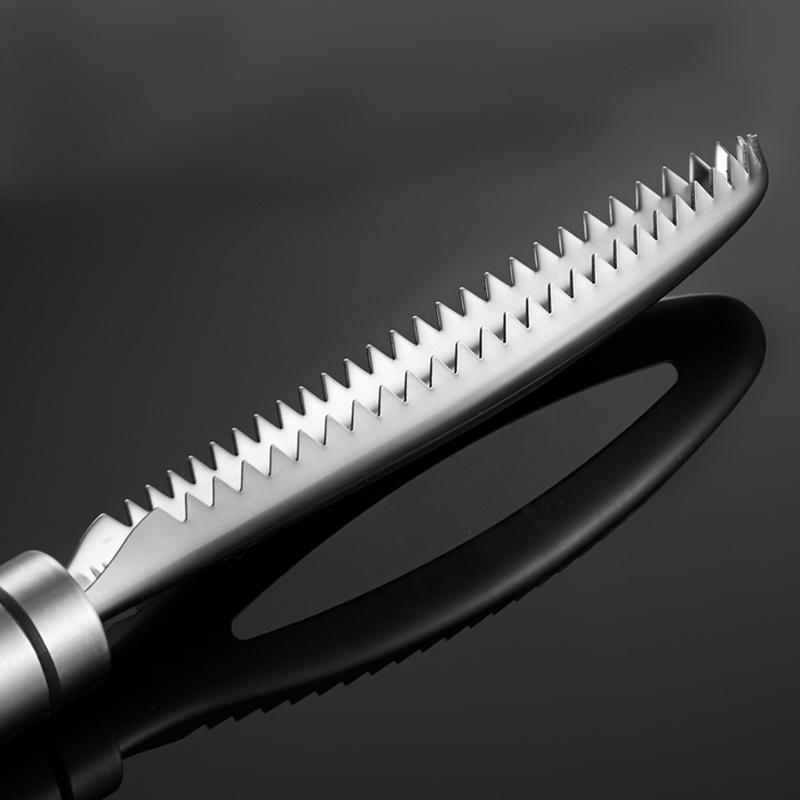 1PC Stainless Steel Fish Scale Planer Tool Kitchen Household Fish Scale Scraper Manual Fish Knife Kitchen Scale Removal Gadget