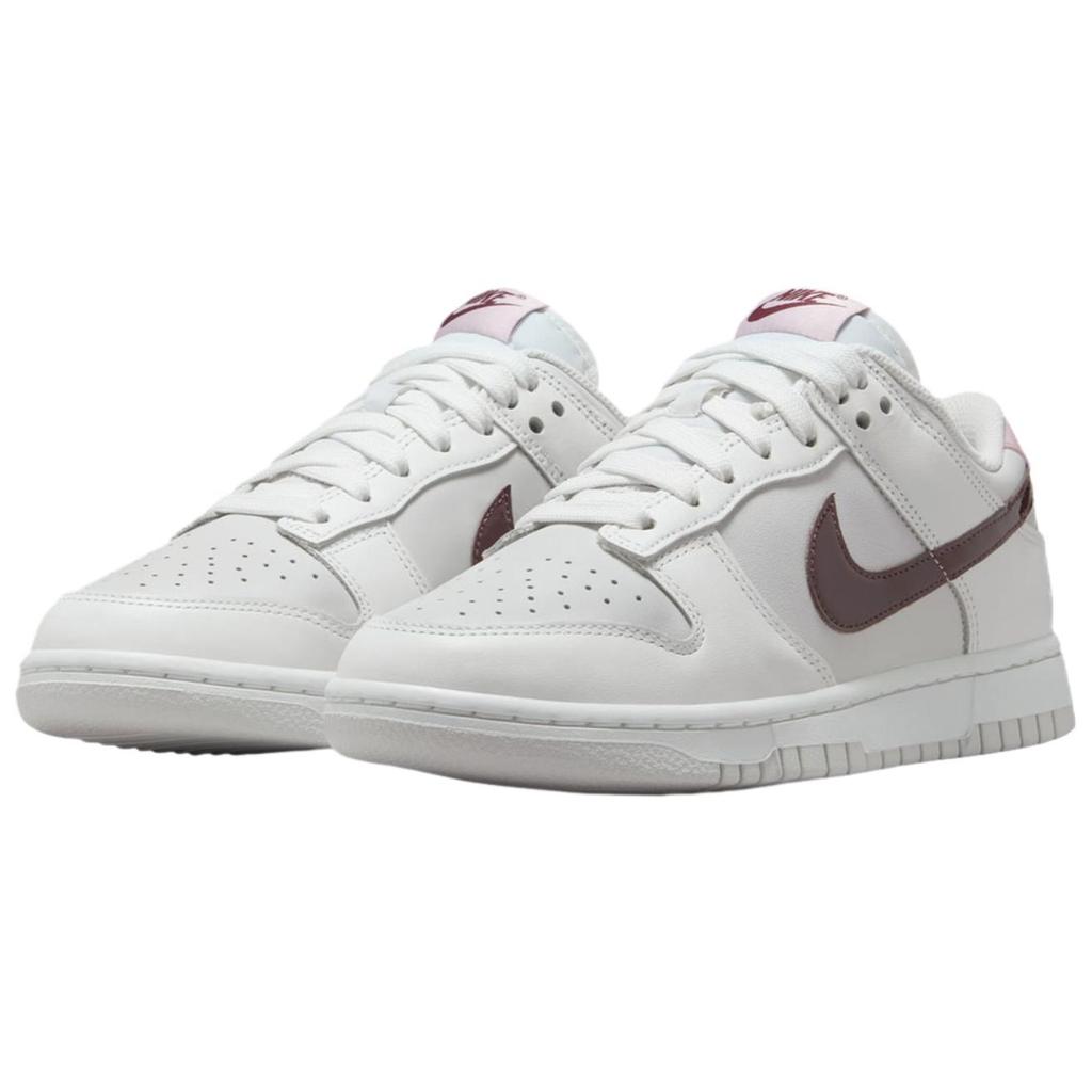 Nike Dunk Low Comfortable Versatile Low-Top Skate Shoes Women Sneakers White Red Pink IM6025-121