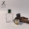 50ml Portable Minimalist Square Glass Perfume Bottle with Sprayer