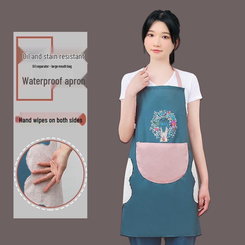 Wasserdichte und Ölbeständige Unisex Logo Schürze für Zuhause Kochen