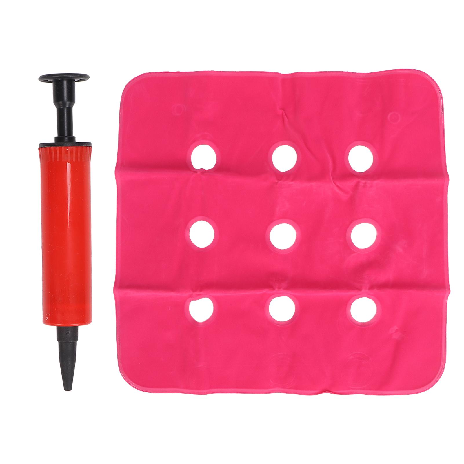 

Надувная подушка, утолщенная флокированная подушка против пролежней, дышащая воздушная подушка для сиденья для выключения автомобиля Rose Red