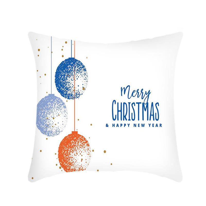 

Транскордонна європейська та американська подушка з різдвяним лосем Коротка плюшева наволочка з принтом 40x40cm