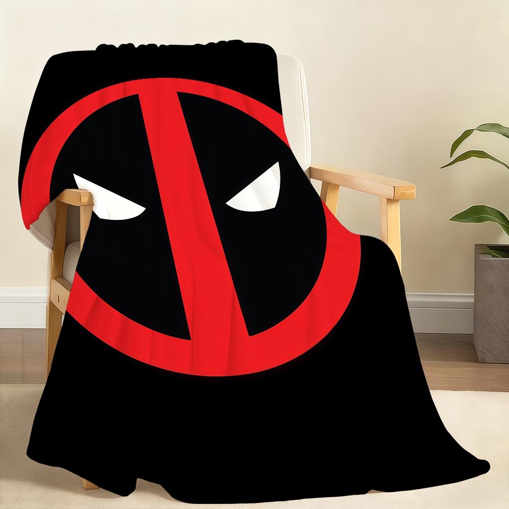 D-DeadpoolS Blanket Soft Throw Blanket for Home Bedroom Bed Sofa Picnic Travel Office Rest Cover Blanket Gift