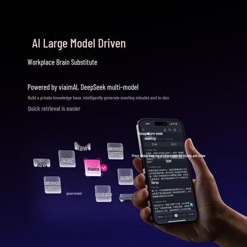 iFLYTEK Pro 3 AI Recording & Translation Noise-Cancelling Bluetooth Earbuds