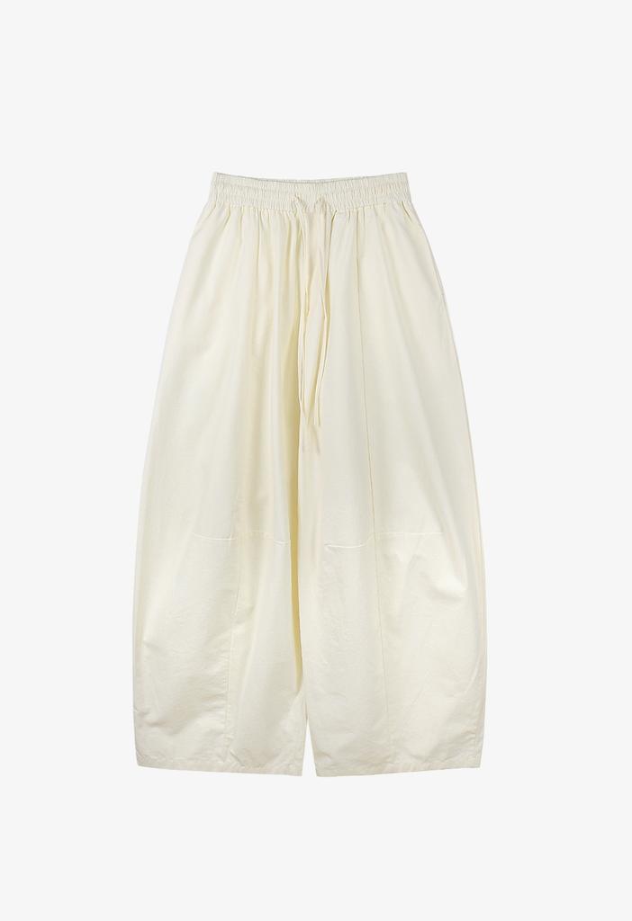 Ousa Nylon Cut-Out Wide Pants 3 Colors
