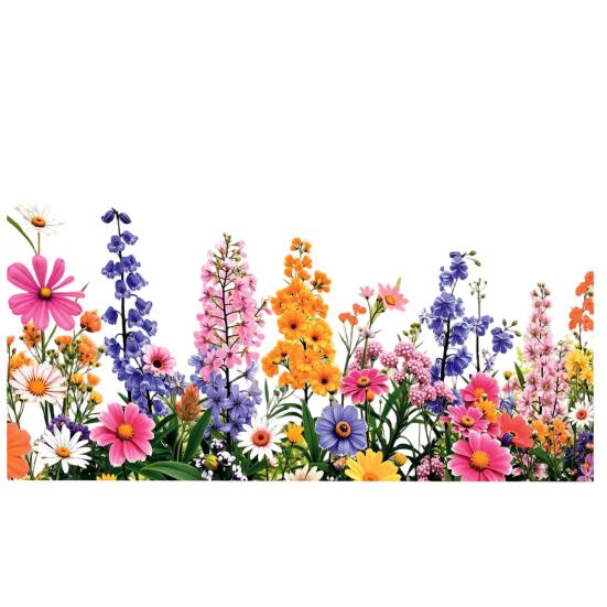 Spring Summer Flower Butterfly Window Cling Colorful Floral Window Sticker Removable Double-Sided Static Decals for Home Office Classroom Decor