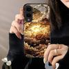 Corona Exquisite Atmosphere PhoneCase Glass PhoneCase for Samsung Galaxy S26 S25 S24 S23 S22 S21 FE,Ultra,Plus Dropresistant