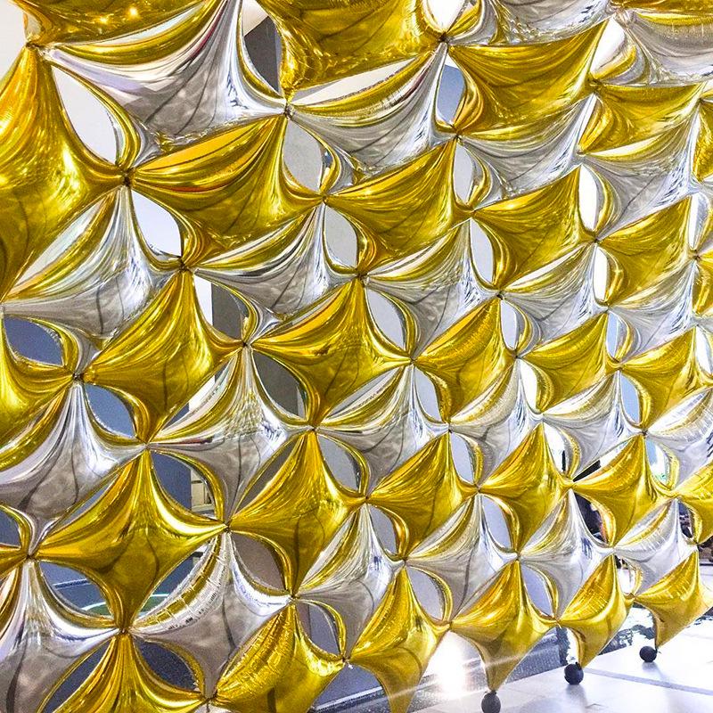 10" Four-Point Star Aluminum Foil Balloon for Birthdays and Parties
