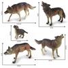 Stunning Static Pvc Wolf Figurine Ideal For Childrens Learning And Imagination Exploration