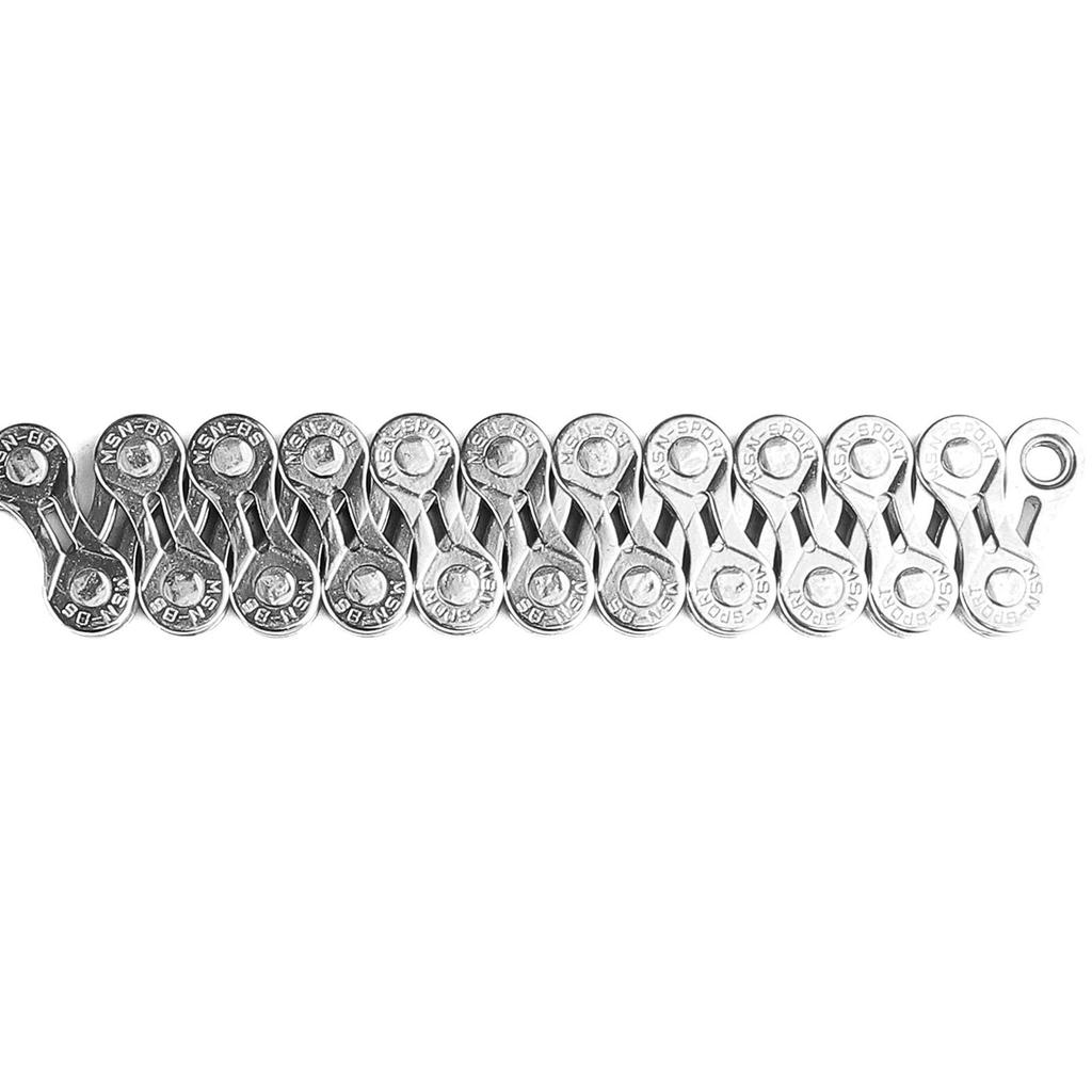 MOHEGIA Bicycle Chain 6/7/8 Speed: Lightweight Hollow Openwork 1/2 x