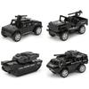 4pcs Box 1/60 High Simulation Pull Back Alloy Car Model Kid Toy Collection(Type D Police Car )