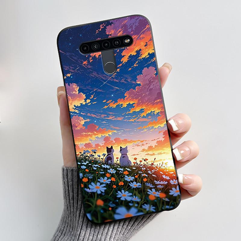 Casing For LG K41S K51S LM-K410 LM-K510 Super-Thin Slim Case Luxury Cute Cool Boys Girls Black Matte Soft Silicone Back Cover
