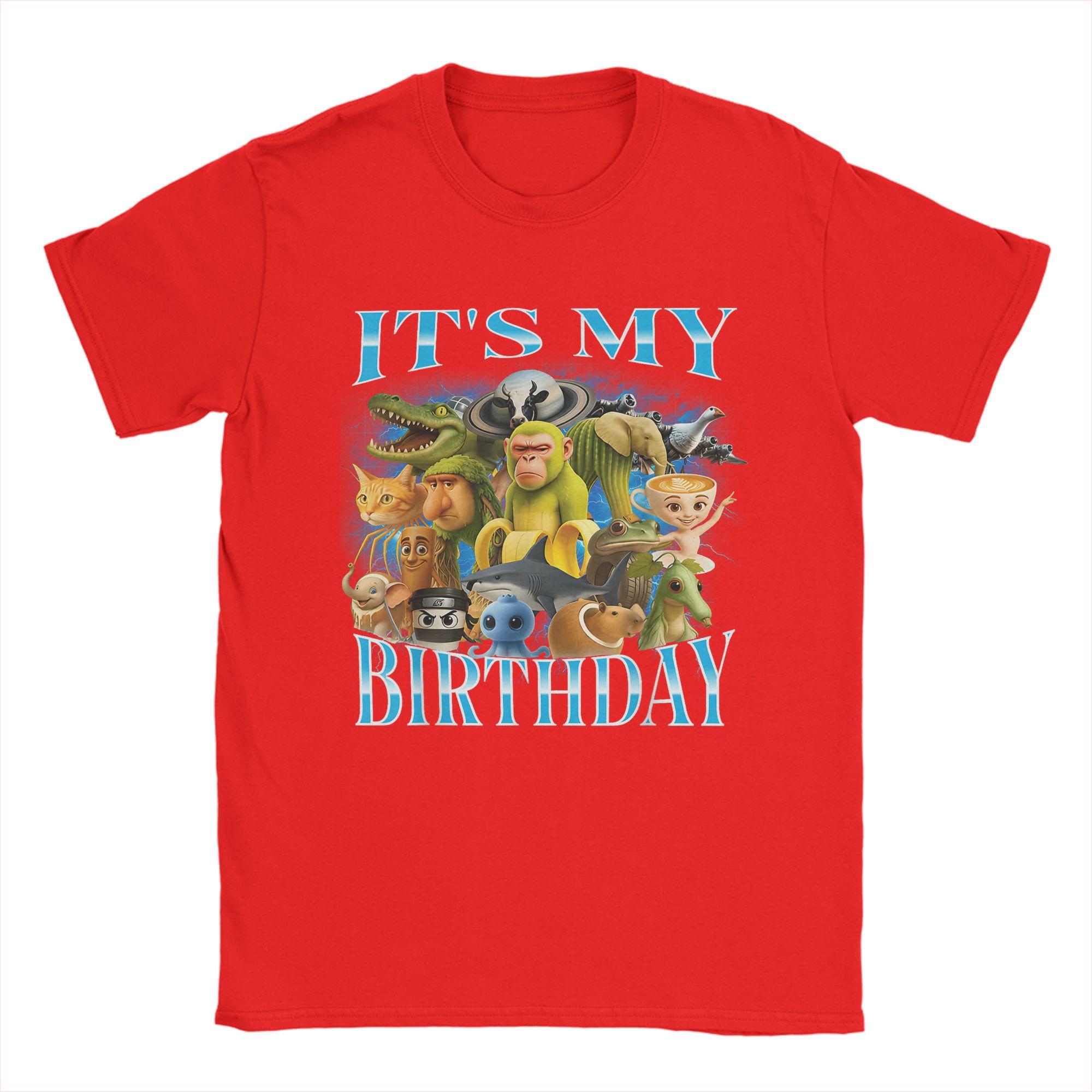 

Italian Brainrot Birthday TShirts Unisex Awesome 100 Cotton Tee Shirt Crew Neck Short Sleeve T Shirts Printing Tops S