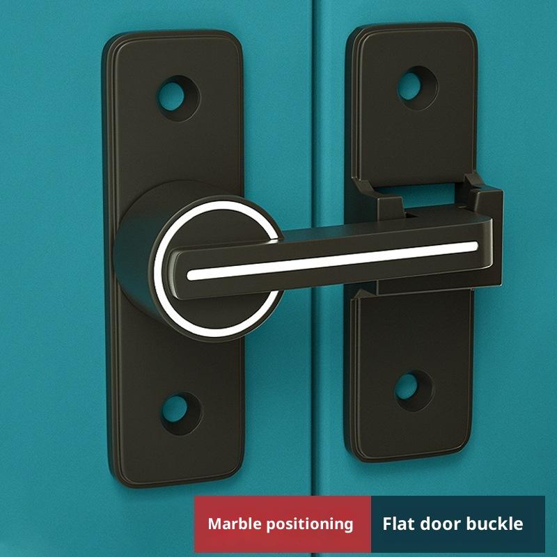Door Lock Zinc Alloy 90 Degree Sliding Door Latch Heavy Duty Barn Gate Bolt Protect Privacy Cabinet Closet
