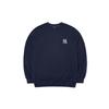 MLB Cashew Flower Sweatshirts Unisex Dark Marine Blue Crew Neck Moderate Other 3AMT53014-50NYD