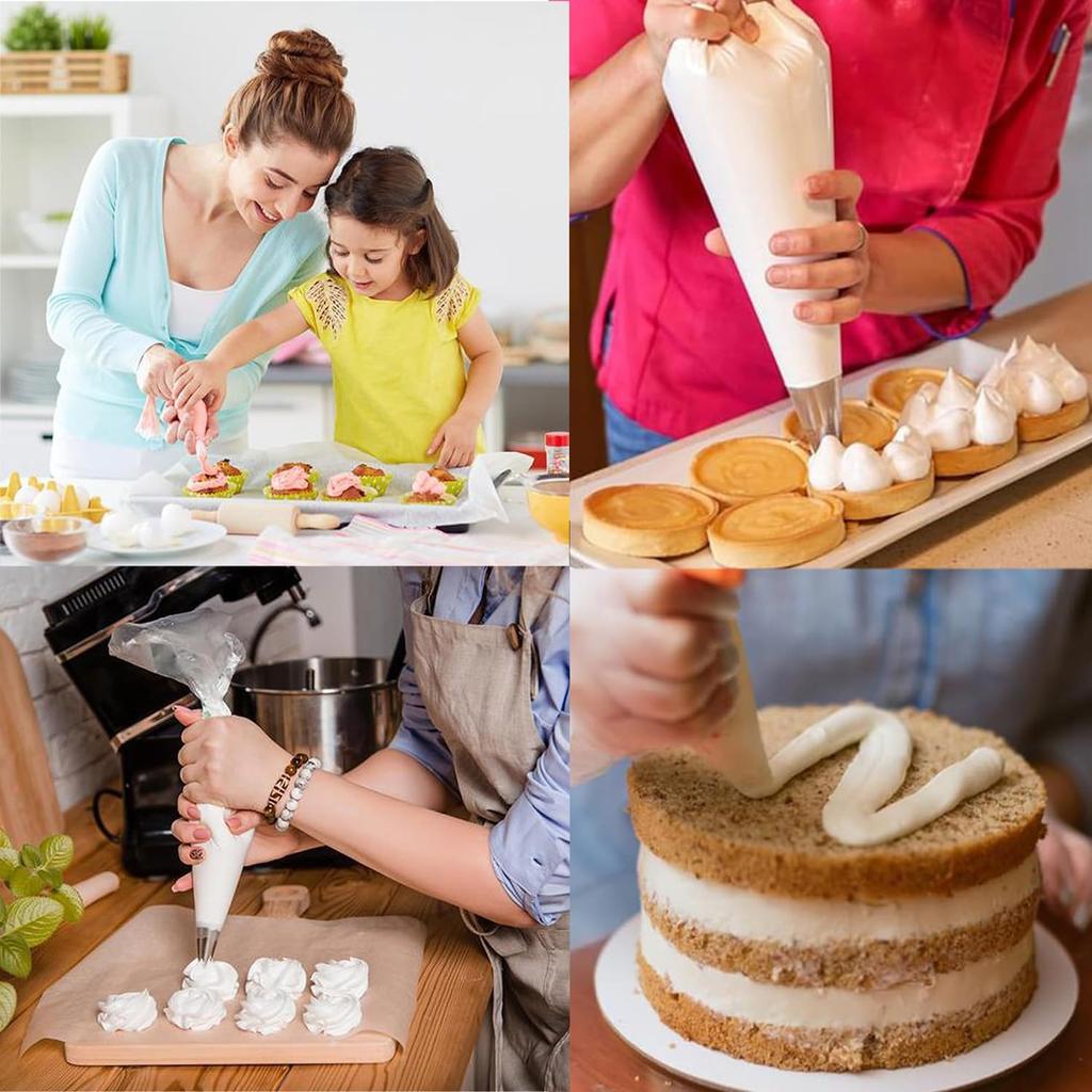 100 Stück Einweg-Spritzbeutel 12 Zoll Mittel--Spritzbeutel