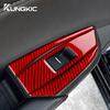 Real Soft Carbon Fiber Sticker for Acura ILX 2013 2014 2015 2016 2017 2018 2019 2020 2021 2022 LHD Car Window Button Panel Trim.