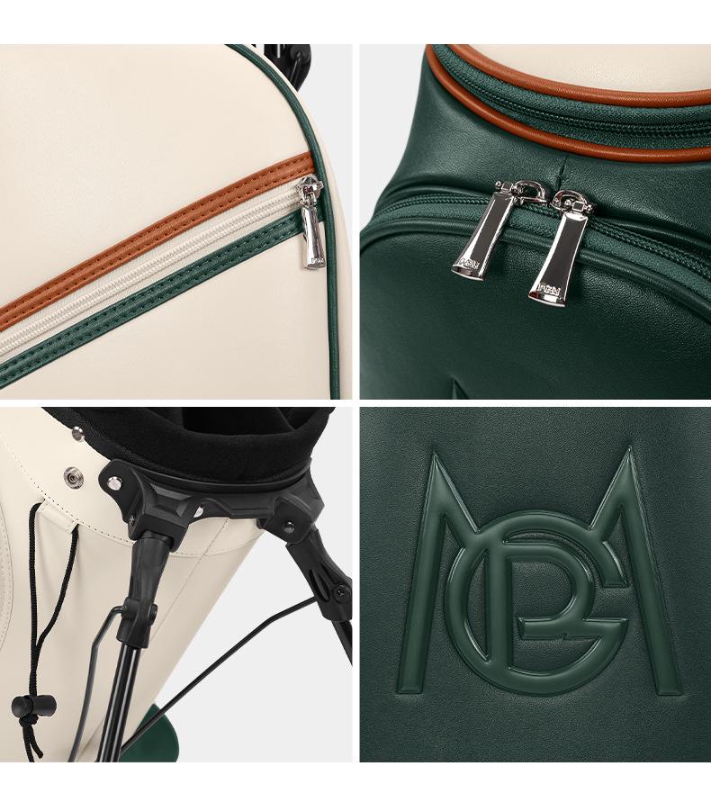 Women's PGM Golf Stand Bag, 7 Dividers, Dual Shoulder Straps, Waterproof Microfiber