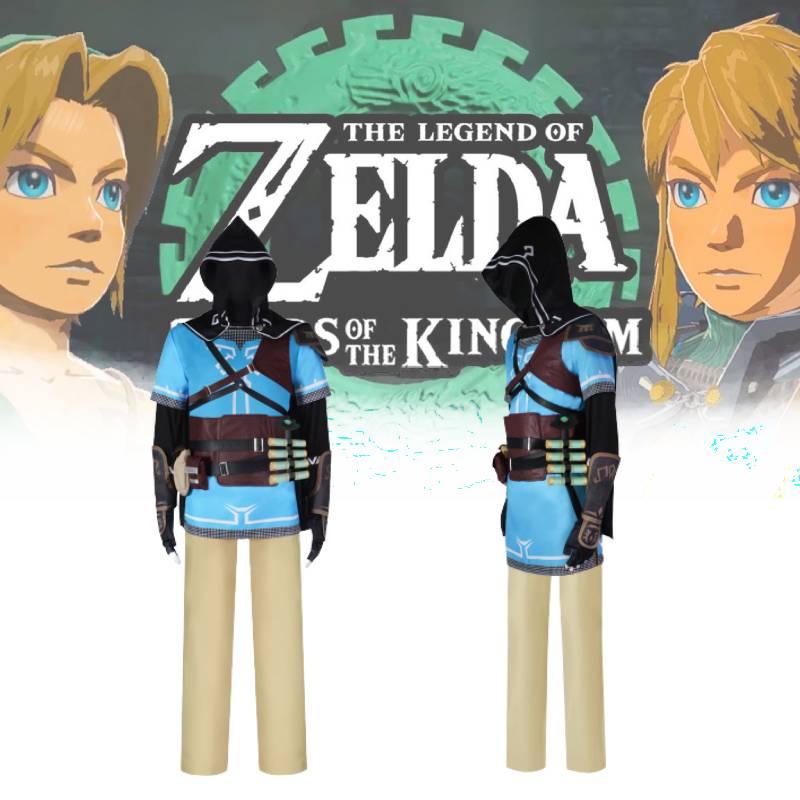 Das Legend Of Zelda Tears Of The Kingdom Link Cosplay Kostüm aus Polyester